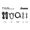 iiyama ProLite datora monitors 43,2 cm (17 colli) 1280 x 1024 pikseļi LED skārienekrāns Galds Melns