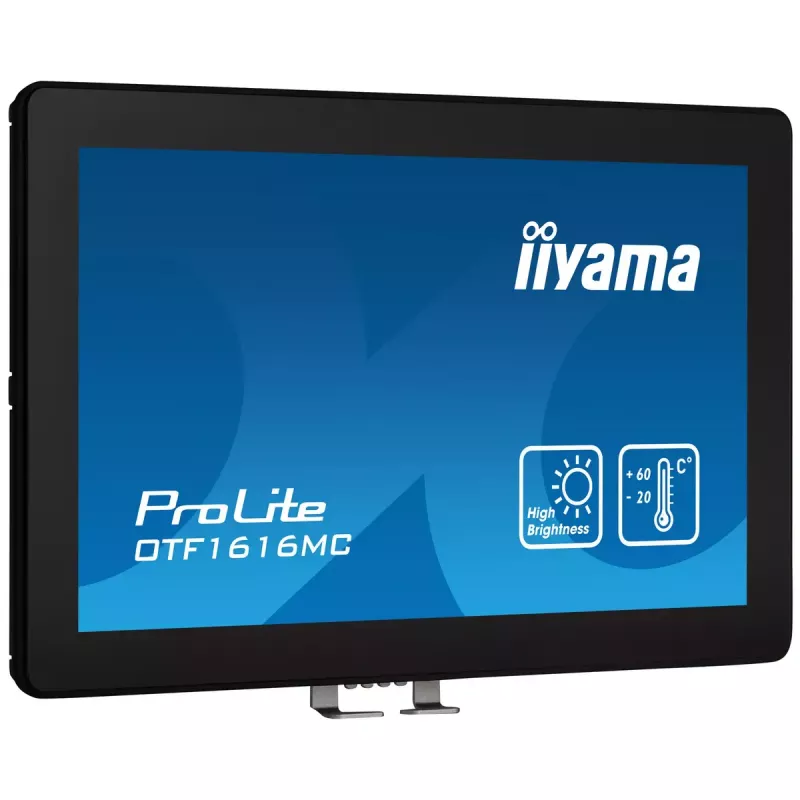 iiyama OTF1616MC-B1 datora monitors 39,6 cm (15,6 collu) 1920 x 1080 pikseļi Full HD LCD skārienekrāns Melns
