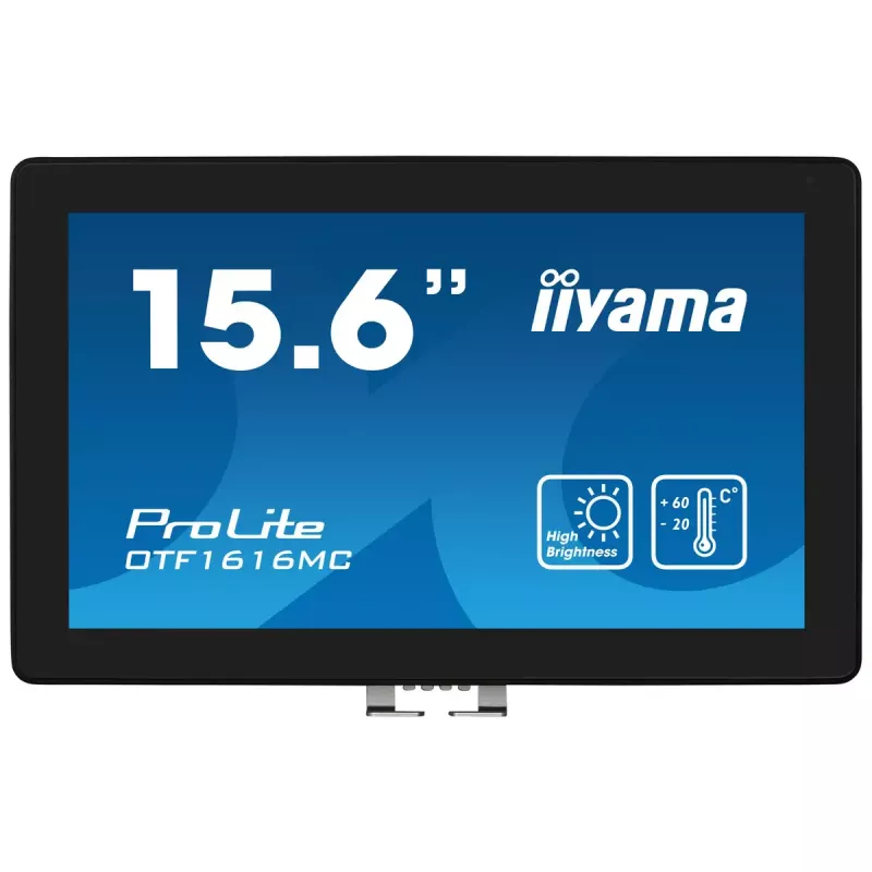 iiyama OTF1616MC-B1 datora monitors 39,6 cm (15,6 collu) 1920 x 1080 pikseļi Full HD LCD skārienekrāns Melns