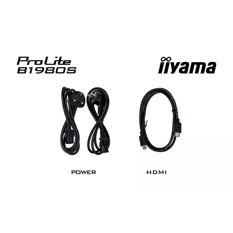 iiyama ProLite B1980S-B1 datora monitors 48,3 cm (19 collu) 1280 x 1024 pikseļi VGA LED Melns