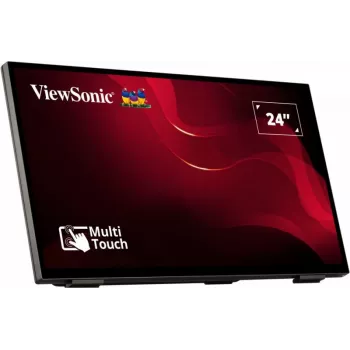 Viewsonic TD2465 Signālu displejs Interaktīvais plakanā paneļa monitors 61 cm (24 collas) LED 250 cd/m² Full HD Melns Skārienekrāns