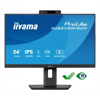 iiyama XUB2490HSUH-B2 datora monitors 60.5 cm (23.8 collu) 1920 x 1080 pikseļi Full HD LED Melns