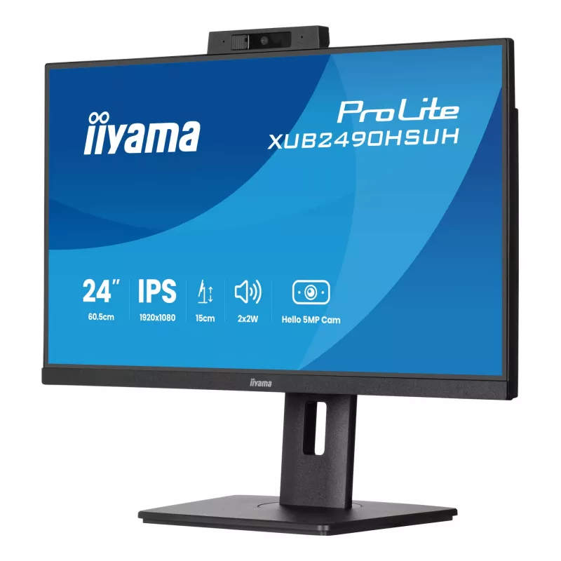 iiyama XUB2490HSUH-B2 datora monitors 60.5 cm (23.8 collu) 1920 x 1080 pikseļi Full HD LED Melns