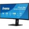iiyama ProLite XCB3494WQSU-B1 datora monitors 86,4 cm (34 colli) 3440 x 1440 pikseļi UltraWide Quad HD LED Melns