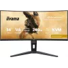 iiyama G-MASTER GCB3486WQSCP-B1 datora monitors 86,4 cm (34 colli) 3440 x 1440 pikseļi UltraWide Quad HD Melns