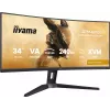 iiyama G-MASTER GCB3486WQSCP-B1 datora monitors 86,4 cm (34 colli) 3440 x 1440 pikseļi UltraWide Quad HD Melns