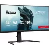 iiyama G-MASTER GCB3484WQSU-B1 datora monitors 86,4 cm (34 colli) 3440 x 1440 pikseļi UltraWide Quad HD LED Melns
