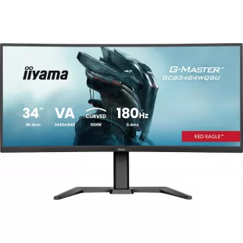 iiyama G-MASTER GCB3484WQSU-B1 datora monitors 86,4 cm (34 colli) 3440 x 1440 pikseļi UltraWide Quad HD LED Melns