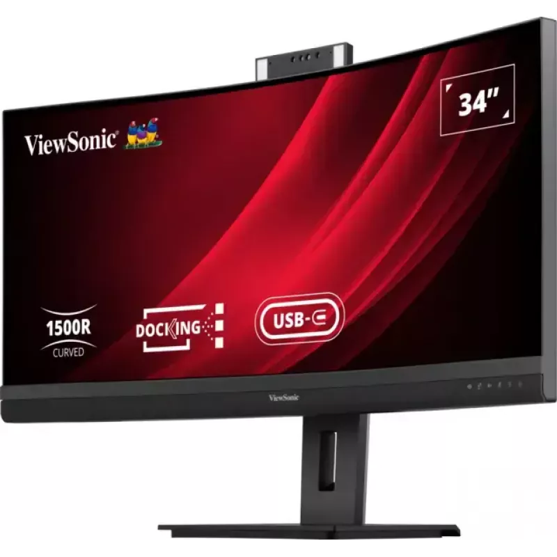 Viewsonic VG3457CV datora monitors 86,4 cm (34 colli) 3440 x 1440 pikseļi UltraWide Quad HD LED melns