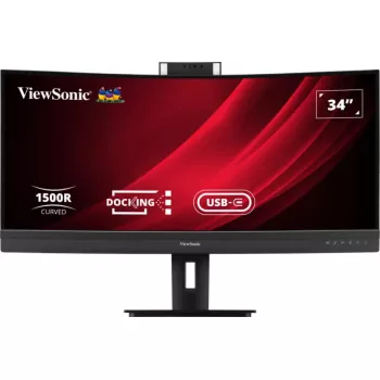 Viewsonic VG3457CV datora monitors 86,4 cm (34 colli) 3440 x 1440 pikseļi UltraWide Quad HD LED melns