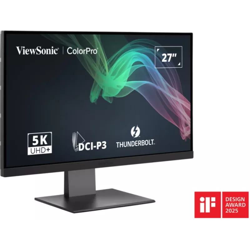 Viewsonic VP2788-5K datora monitors 68.6 cm (27 collas) 5120 x 2880 pikseļi 5K Ultra HD LED Melns
