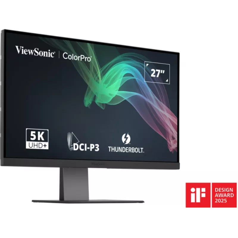 Viewsonic VP2788-5K datora monitors 68.6 cm (27 collas) 5120 x 2880 pikseļi 5K Ultra HD LED Melns