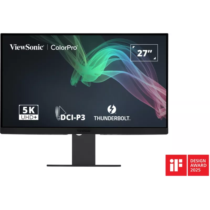 Viewsonic VP2788-5K datora monitors 68.6 cm (27 collas) 5120 x 2880 pikseļi 5K Ultra HD LED Melns