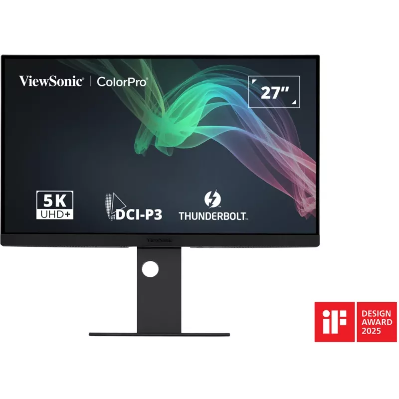 Viewsonic VP2788-5K datora monitors 68.6 cm (27 collas) 5120 x 2880 pikseļi 5K Ultra HD LED Melns