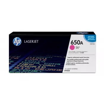 HP 650A fuksīna Oriģināls LaserJet tonera kasete, 15000 lapas, fuksīna, 1 gab.