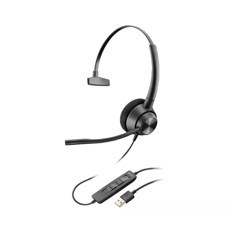 HP Poly EncorePro 310 Mono USB-A austiņas TAA