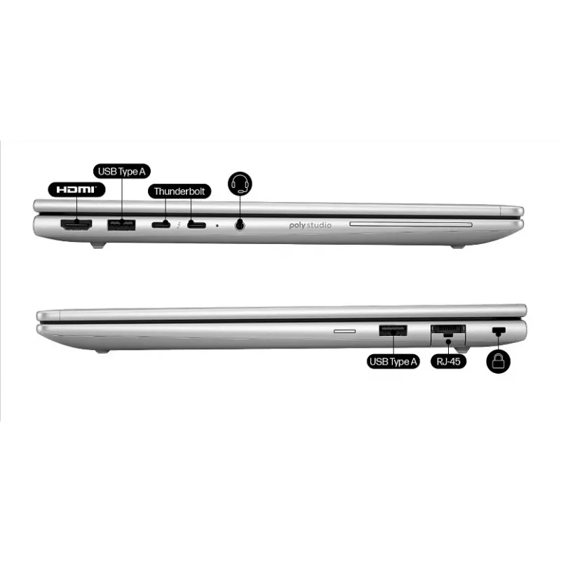 HP EliteBook 6 G1a AI PC AMD Ryzen™ AI 7 250 klēpjdators 35,6 cm (14 collu) WUXGA 32 GB DDR5-SDRAM Wi-Fi 7 (802.11be) Windows 11 Pro Sudraba