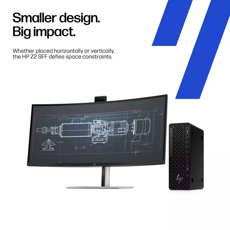 HP Z2 SFF G1i Intel Core Ultra 7 265K 32 GB DDR5-SDRAM NVIDIA RTX A400 Windows 11 Pro darbstacija AI darbstacija, AI dators
