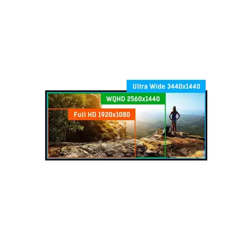 Datora monitors IIYAMA ProLite XUB3493WQSU-B6 34 collas 3440×1440 UltraWide QHD IPS LED, 1 ms, USB 3.2 centrmezgls, skaļruņi, VESA, augstuma regulēšana
