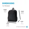 HP Prelude Pro 15.6 collu mugursoma, Mugursoma, 480 g