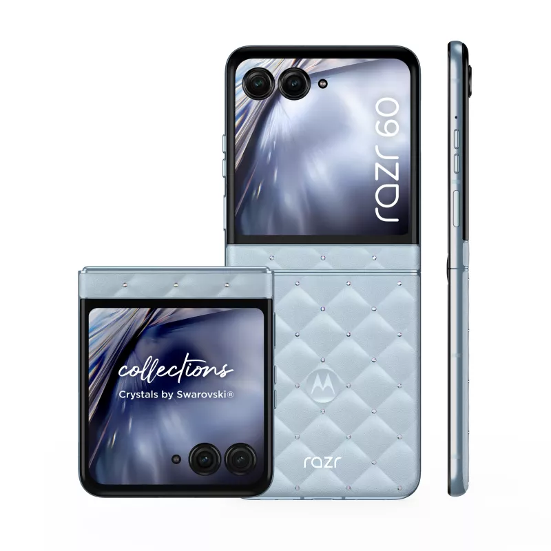 Motorola razr 60 + moto buds loop 17,5 cm (6,9 collas) Dual SIM Android 15 5G USB Type-C 8 GB 256 GB 4500 mAh zilā krāsā