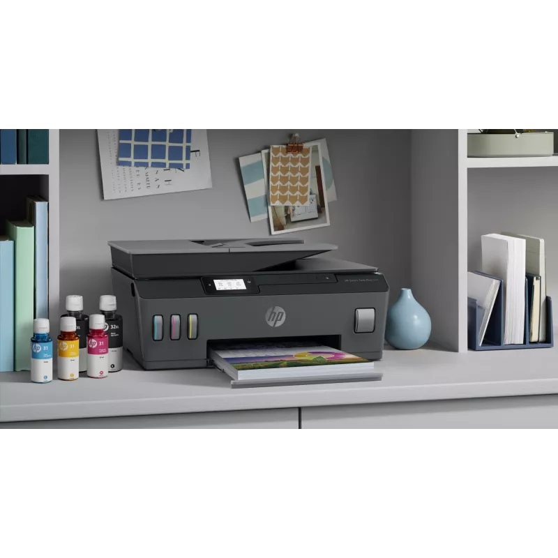 HP Smart Tank Plus 570 Bezvadu Daudzfunkciju Krāsu Printeris, Kopētājs, Skeneris