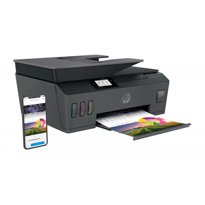 HP Smart Tank Plus 570 Bezvadu Daudzfunkciju Krāsu Printeris, Kopētājs, Skeneris