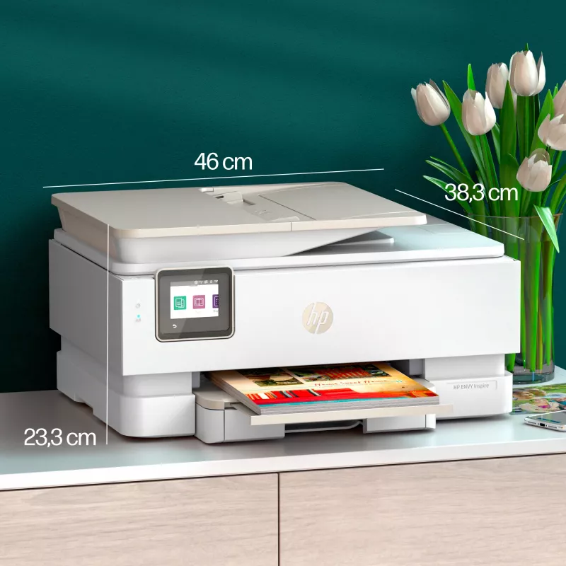 HP ENVY Inspire 7920e bezvadu daudzfunkciju krāsu printeris, Instant Ink; kopētājs, skeneris