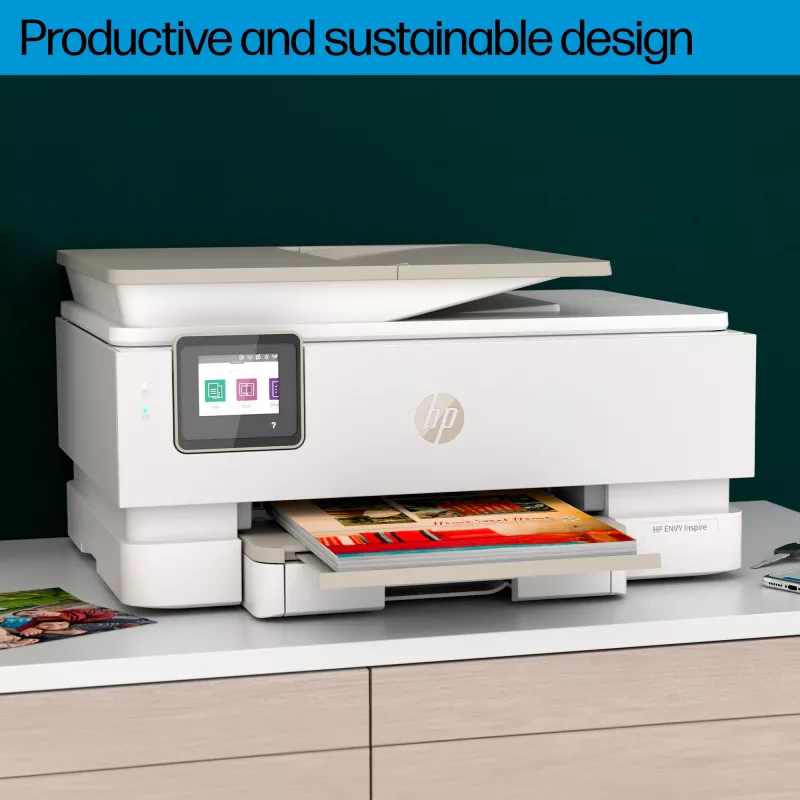 HP ENVY Inspire 7920e bezvadu daudzfunkciju krāsu printeris, Instant Ink; kopētājs, skeneris