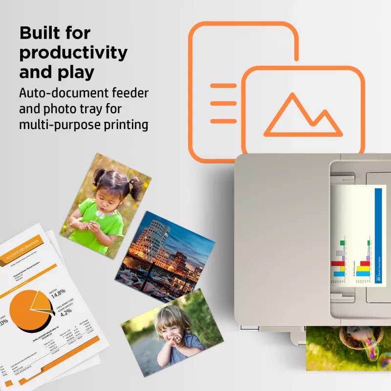HP ENVY Inspire 7920e bezvadu daudzfunkciju krāsu printeris, Instant Ink; kopētājs, skeneris