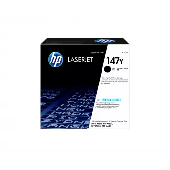 HP 147Y Extra lielas ietilpības melns oriģinālais LaserJet tonera kārtridžs