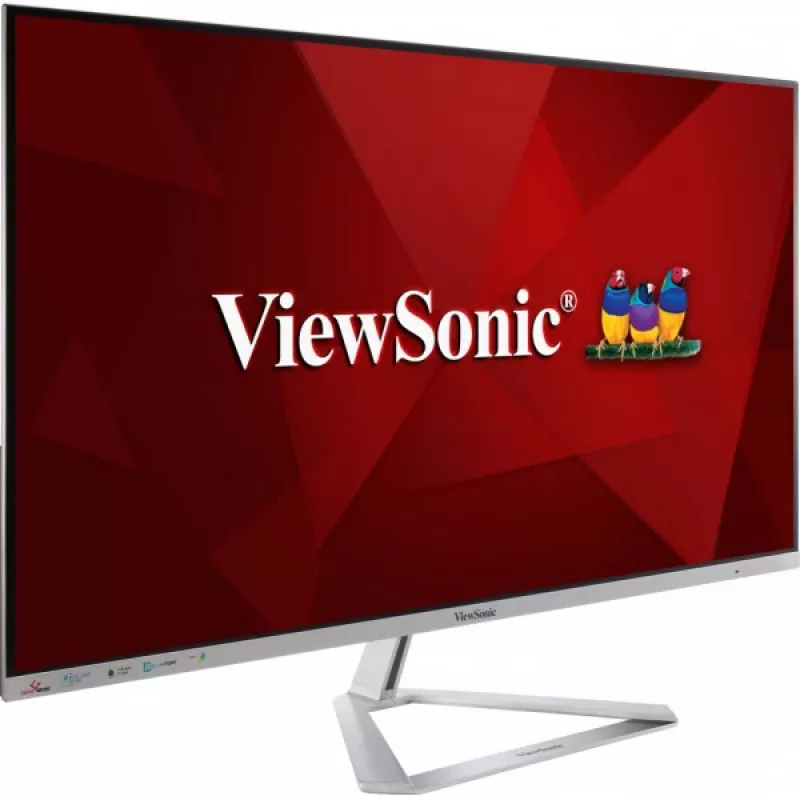Viewsonic VX Series VX3276-MHD-3 datora monitors 81,3 cm (32 colli) 1920 x 1080 pikseļi Full HD LED Sudrabs