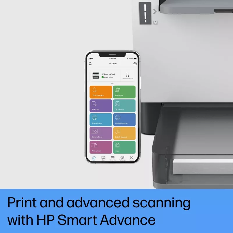 HP LaserJet Tank 2504dw printeris, lāzerprinteris, 600 x 600 DPI, A4, 22 lpp/min, abpusējā drukāšana, tīklam gatavs
