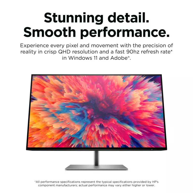 HP Z24q G3 QHD displejs, 60,5 cm (23,8 collas), 2560 x 1440 pikseļi, Quad HD, LCD, 5 ms, Sudraba