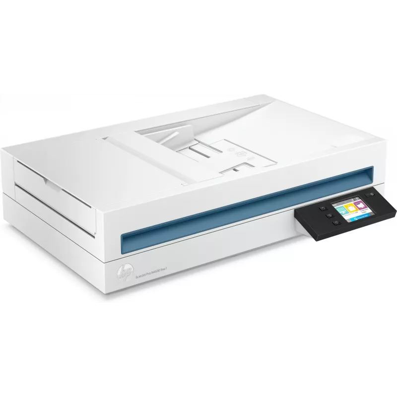HP Scanjet Pro N4600 fnw1 plakanvirsmas un ADF skeneris 1200 x 1200 DPI A5 Balts