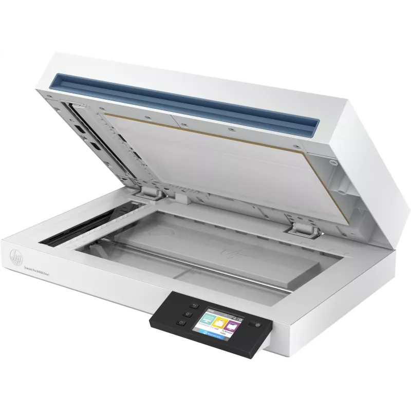 HP Scanjet Pro N4600 fnw1 plakanvirsmas un ADF skeneris 1200 x 1200 DPI A5 Balts