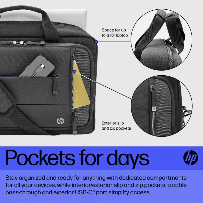 HP Renew Executive 16 collu klēpjdatora soma, messenger tipa
