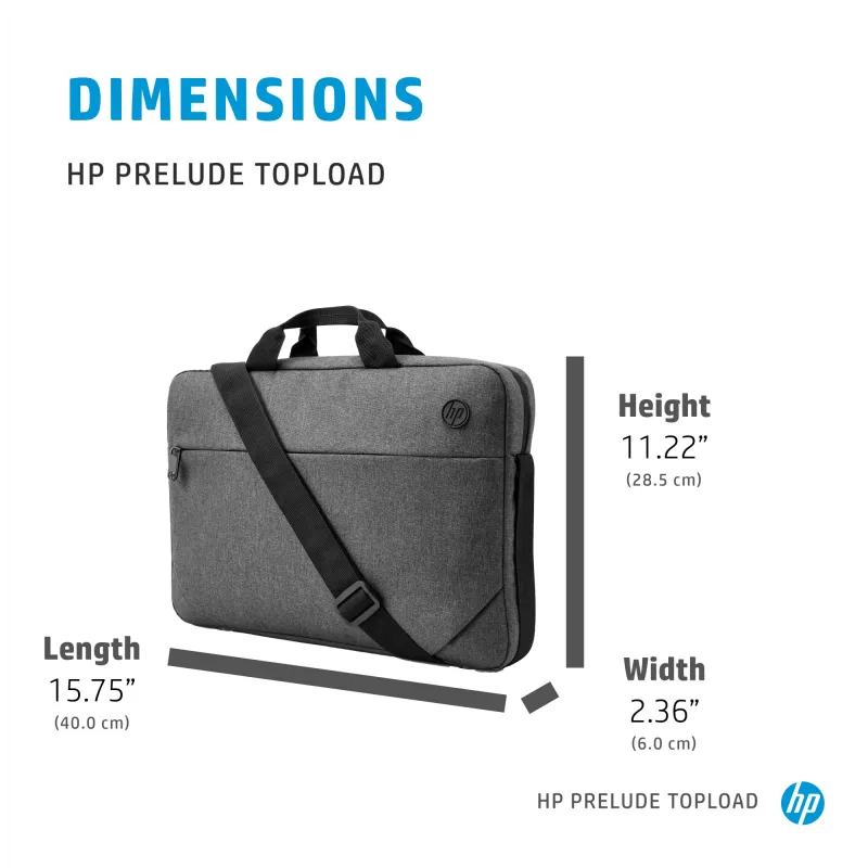 HP Prelude 15.6-inch Topload, Toploader soma, 39.6 cm (15.6 collas), 300 g