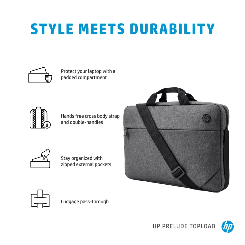 HP Prelude 15.6-inch Topload, Toploader soma, 39.6 cm (15.6 collas), 300 g