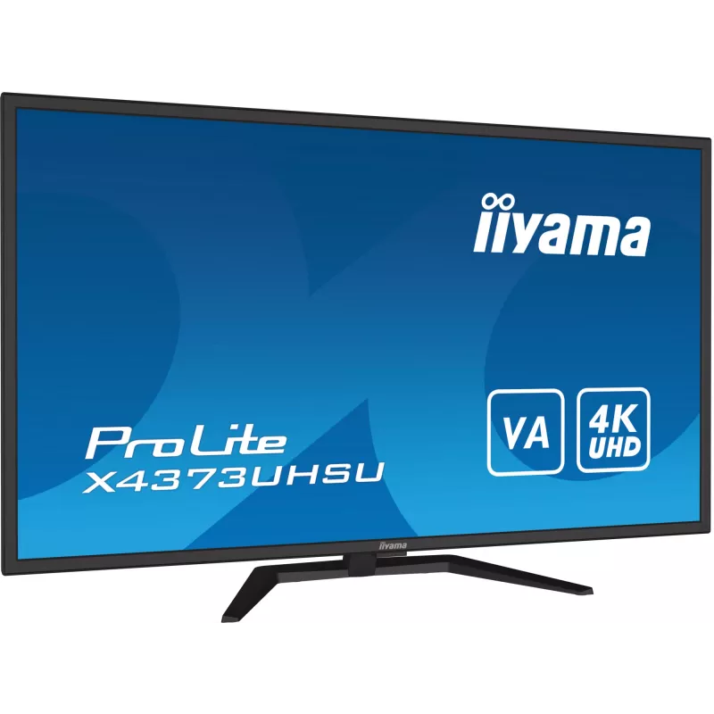 iiyama ProLite X4373UHSU-B1 datora monitors 108 cm (42,5 collas) 3840 x 2160 pikseļi 4K Ultra HD Melns