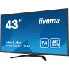 iiyama ProLite X4373UHSU-B1 datora monitors 108 cm (42,5 collas) 3840 x 2160 pikseļi 4K Ultra HD Melns