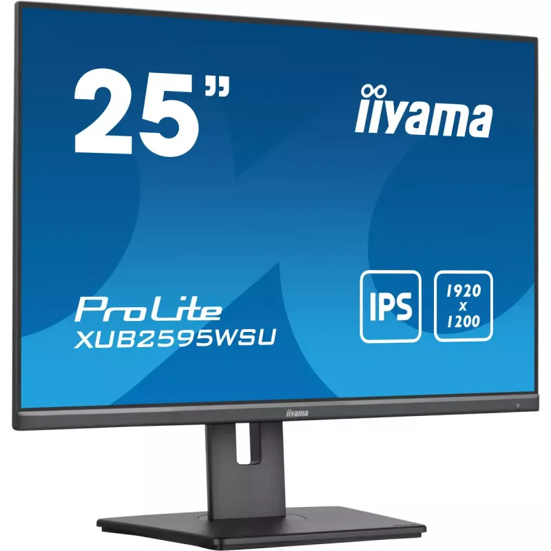 iiyama ProLite XUB2595WSU-B5 datora monitors 63,5 cm (25 colli) 1920 x 1200 pikseļi WUXGA LED Melns