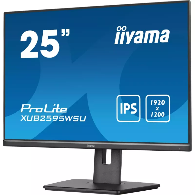 iiyama ProLite XUB2595WSU-B5 datora monitors 63,5 cm (25 colli) 1920 x 1200 pikseļi WUXGA LED Melns