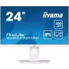 iiyama XUB2492HSU-W6 datora monitors 60.5 cm (23.8 collas) 1920 x 1080 pikseļi Full HD LED Balts