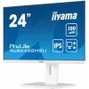 iiyama XUB2492HSU-W6 datora monitors 60.5 cm (23.8 collas) 1920 x 1080 pikseļi Full HD LED Balts