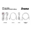 iiyama XUB2492HSU-W6 datora monitors 60.5 cm (23.8 collas) 1920 x 1080 pikseļi Full HD LED Balts