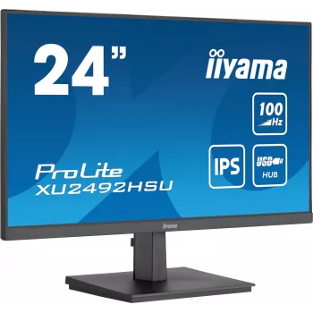 iiyama ProLite XU2492HSU-B6 datora monitors 60.5 cm (23.8 collas) 1920 x 1080 pikseļi Full HD LED Melns