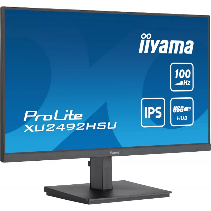 iiyama ProLite XU2492HSU-B6 datora monitors 60.5 cm (23.8 collas) 1920 x 1080 pikseļi Full HD LED Melns