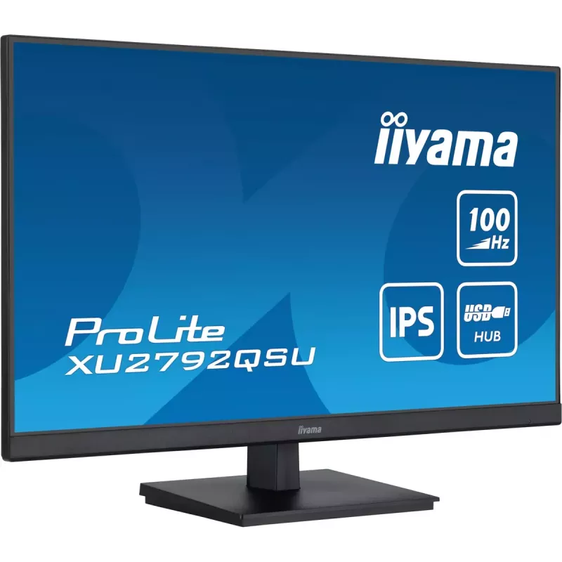 iiyama ProLite datora monitors 68,6 cm (27 colli) 2560 x 1440 pikseļi Quad HD LED melns