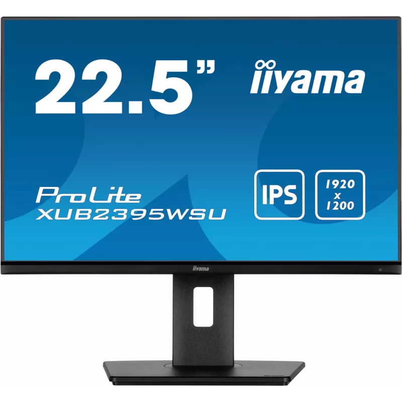 iiyama ProLite XUB2395WSU-B5 datora monitors 57.1 cm (22.5 collu) 1920 x 1200 pikseļi WUXGA LED Melns